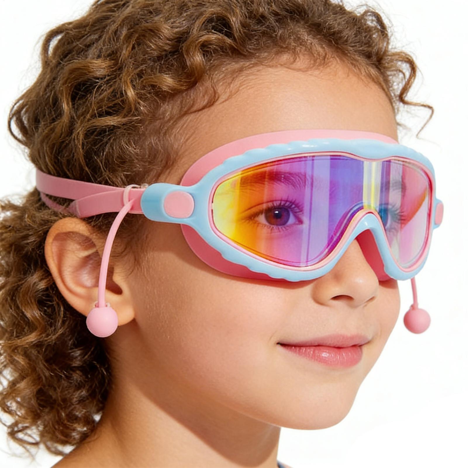 Swimming Goggles Anti Fog - Gafas de natación para niños, antivaho,