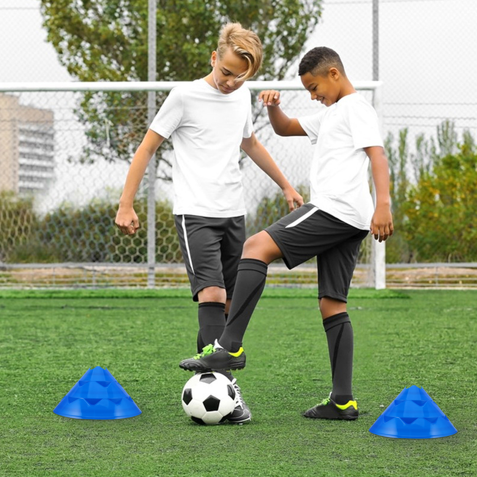 6 Conos de Entrenamiento de Fú - Sports Equipment Basketball reseña y precio