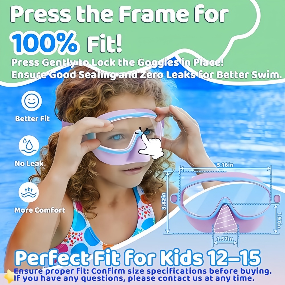 Gafas de Natación para Niños c - Swimming Goggles Anti Fog reseña y precio